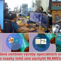 Plzeň se stává centrem výroby speciálních nanomasek