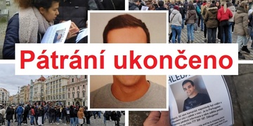 Pátrání ukončeno, student byl nalezen mrtvý