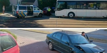 Dvě dopolední nehody v Plzni