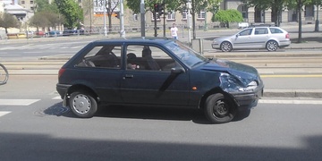 Dopravní nehoda na Chodském náměstí