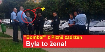 Plzeňský "bombař" byl dopaden - jednalo se o ženu!