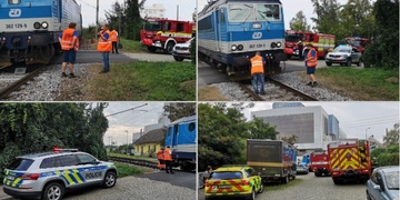 V Doudlevcích vlak srazil a na místě usmrtil ženu