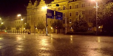Vydatný déšť vypláchl sklepy