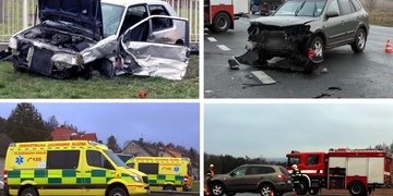 Velká dopravní nehoda – 3 zranění včetně dítěte