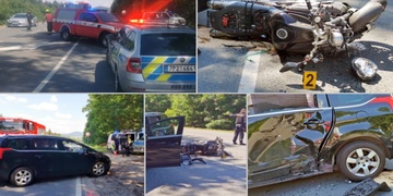 Vážná dopravní nehoda u Plzně