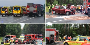 Čelní střet před Třemošnou, na místě více zraněných
