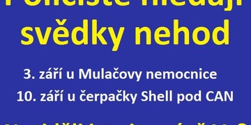 Policie hledá svědky dvou nehod