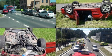 Další dvě nehody a dva zranění