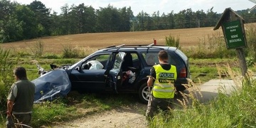 Střet vlaku s autem