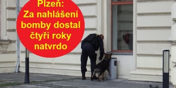 Paleček za ohlášení bomby dostal čtyři roky