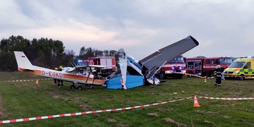 Střet dvou letadel